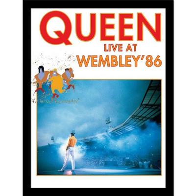 Live At Wembley 86 Gerahmtes Poster