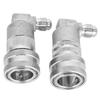 2PCs Keg Coupler Adapter Quick Connector Dispenser Stainless Steel Ball‑Lock MFL1 4‑Inch