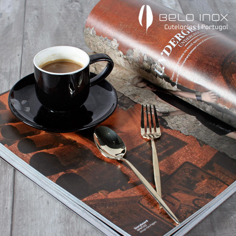 

[belo inox] Spirit Titanium Champagne Teaspoon (Glossy)