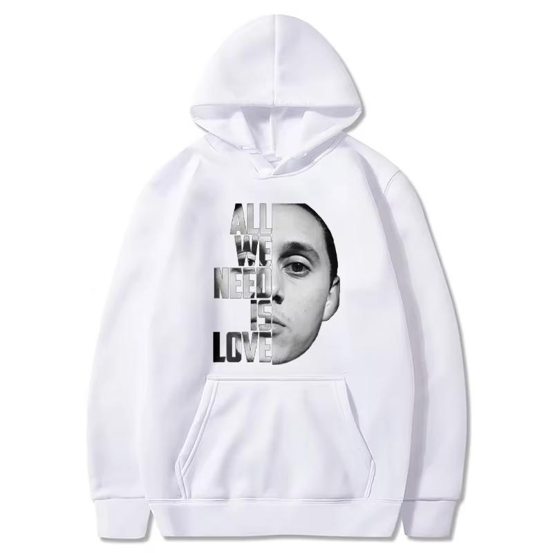 Canserbero Rapper Hoodie Herbst Winter Winter Baumwoll-Hoodie Herren Damen Lässig Warm Mode Locker Pullover Outdoor Pendel-Oberteil