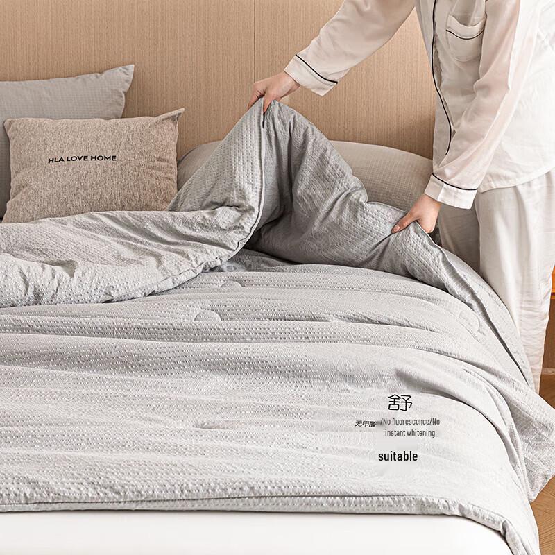 HILAN HOME Antibacterial Soy Fiber Summer Quilt