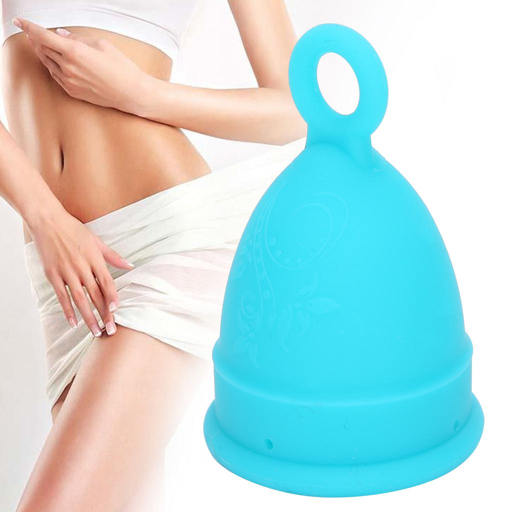 Silicone Menstrual Cup Women Soft Elastic Reusable Period Cup Female Body Care Tool