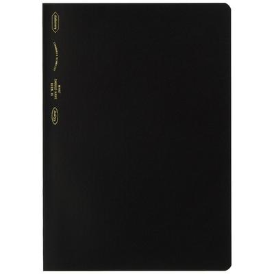 Nitomzu Stalogy Notebook A5 Grid 1/2 Year Black S4108