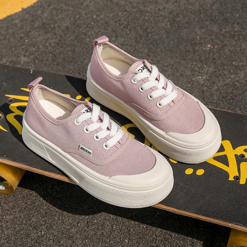 Fashion CRLAYDK Calssic Womens Mesh Fashion Sneakers Skateboard Walking Anti Slip Lace Up Casual Trainer Shoes Ladies Summer Tennis