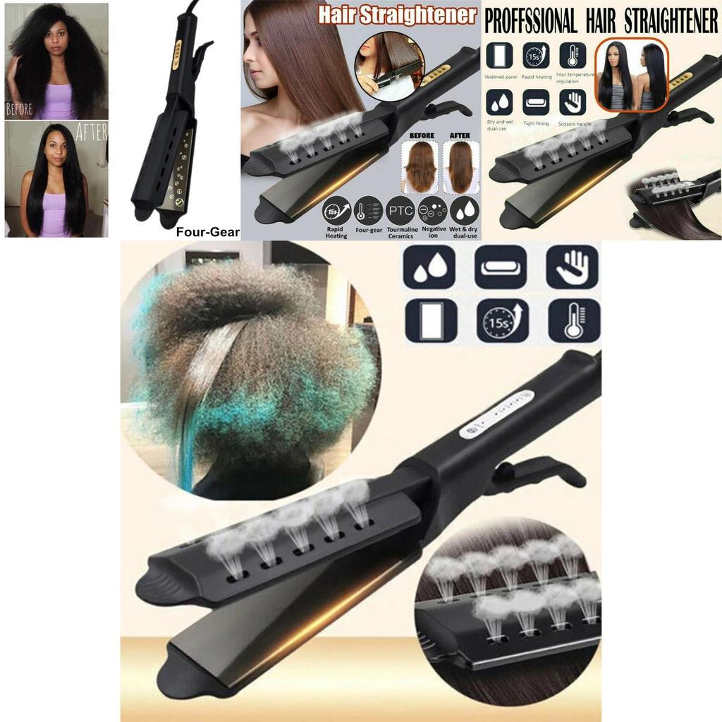 Professional Uk Tourmaline Ionic Flat Iron For Silky Straight Hair