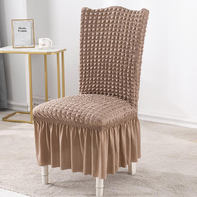 High-elastic Chair Covers Dining Room Soft Skin-friendly Breathable Wedding Decor Lace Universal Seat Covers