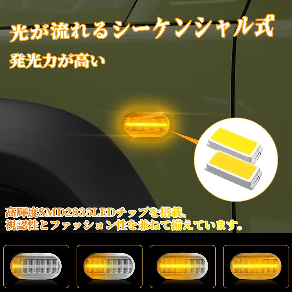 NEIFILES JB64 Jimny Sierra Jb74 Jb23 JB43W LED Side Marker, Altrapan HE21S, Carrie Truck,