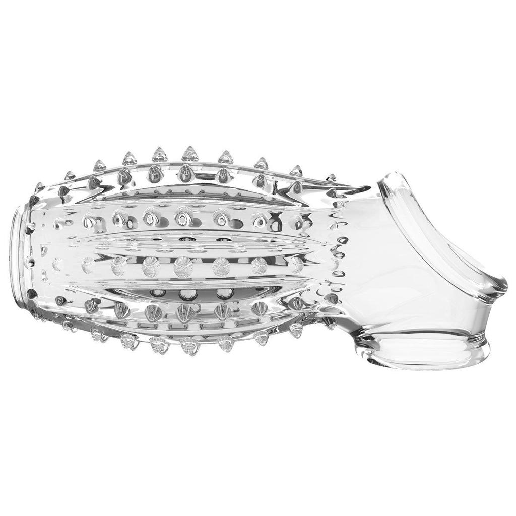 Seniu Niu Assassin Wolf Tooth Penis Sleeve - Extra Large, Spiked, Erotic Toy for Couples