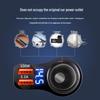 100W Dual USB Car Charger with Digital Display and One-to-Two Extension