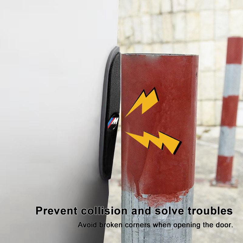 4Pcs Car Door Anti-Collision Strip Rearview Mirror Protection Sticker For BMW M E34 E36 E60 E90 E46 E39 E70 F10 F20 F30 X5 X6 X1 M3 M5 M6 E71 F01 F02