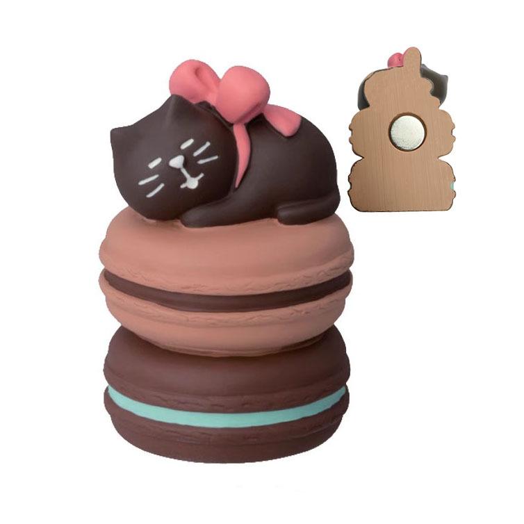 Japanese Cat Bread & Coffee Shop Resin Fridge Magnets – Cute Miniature Decor & Gift
