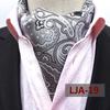 "Men's Paisley Polyester Jacquard Scarf - Gao Mouqiang Style for Trendy Business Attire"