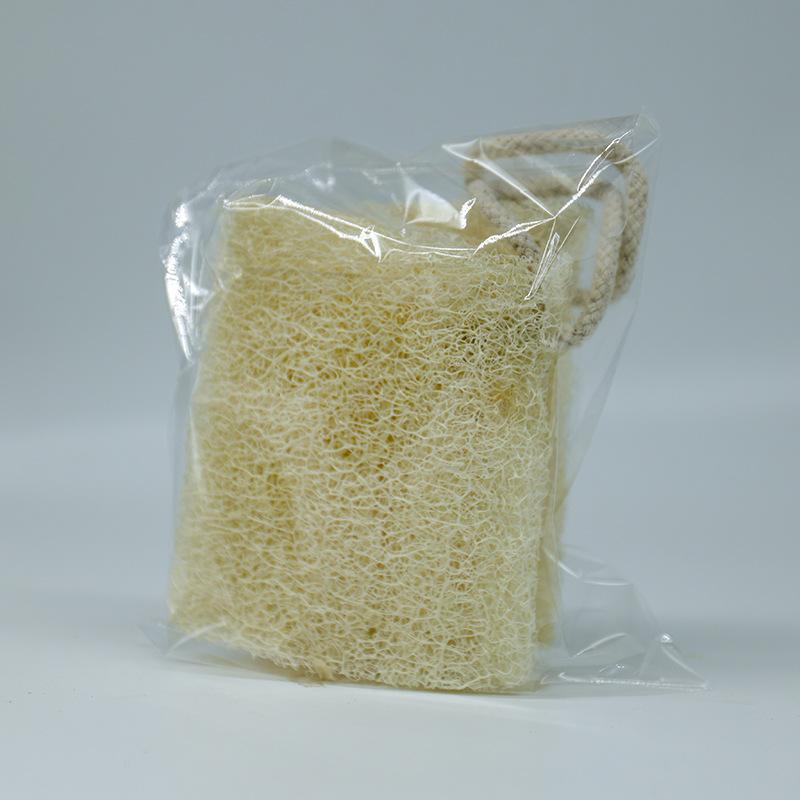 Natural Loofah Bathroom Cleaning Brush Oil-Resistant Stain-Removing Non-Stick Manual Portable 10cm