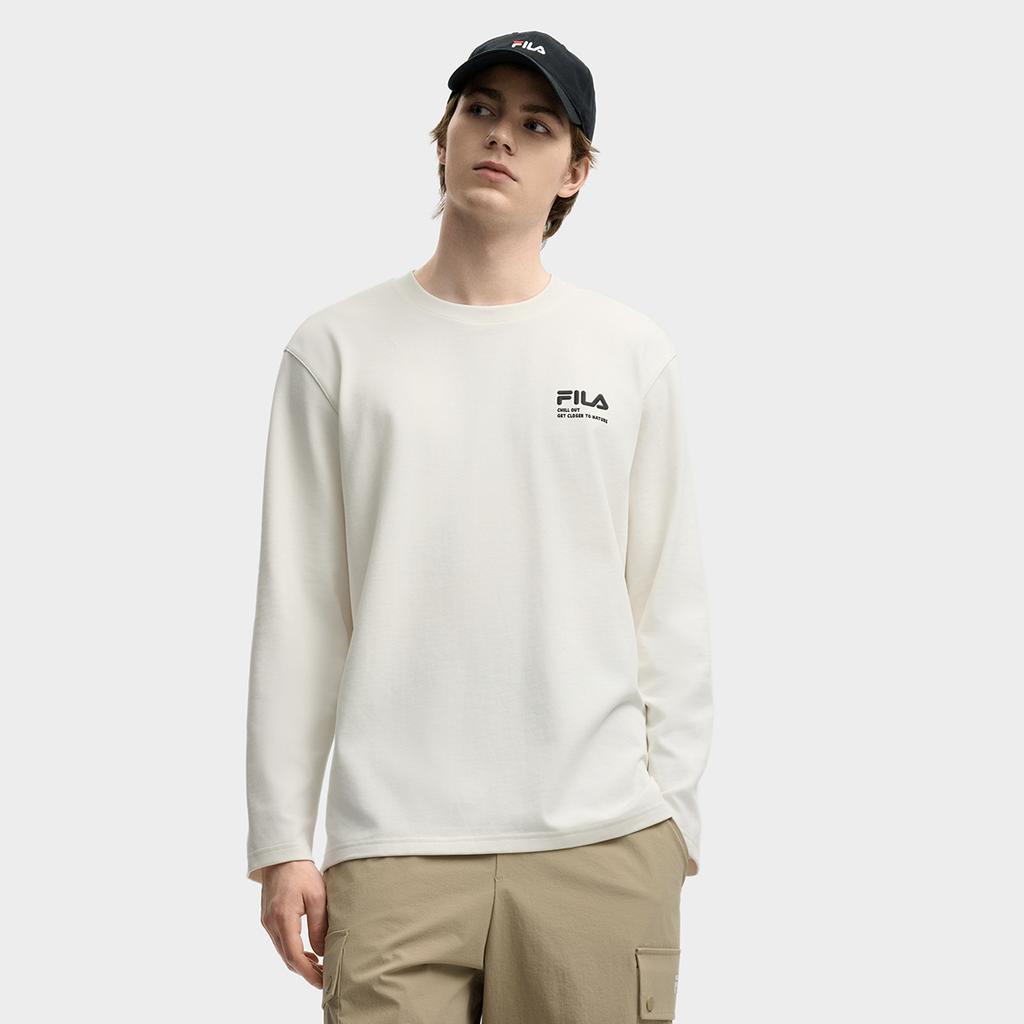 Fila ORIGINALE T Shirt Unisex Steam White F51U539213F-IV