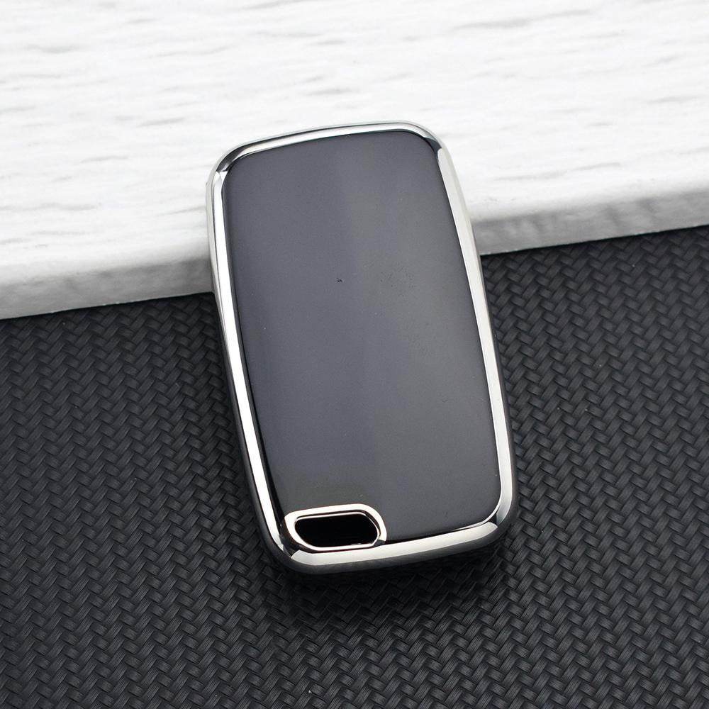 TPU Folding Car Key Case Cover For Geely Emgrand EC7 EC7-RV EC715 EC718 EC8 GC5 GC6 SL EU7 Key Holder Protector Fob Keychain
