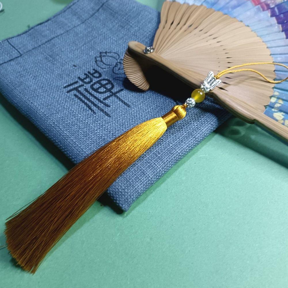 DIY Crafts Bookmark Tassels Lucky Phone Pendant Chain Keychain Tassel Car Keyring  Gift