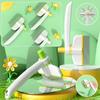 Flat Pin Comb Pet Hair Removal Comb 360-Degree Rotating Head Dog Hair Remover  Knot Removal
