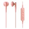 Audio-technica ATH-C200BT PK Wireless Earphones, Semi-Open Type, Bluetooth, with Remote and Microphone, Pink