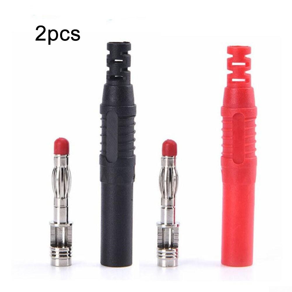 Welding Termination 4mm Male Banana Plugs 2 Pcs for Instrument Testing