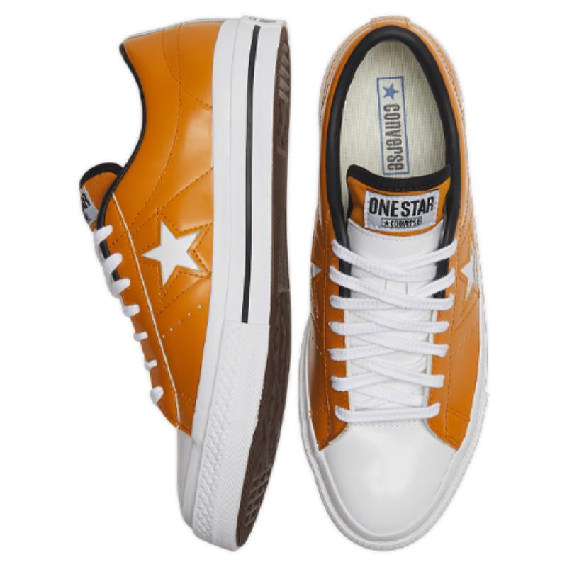 Converse One Star Hanbyeol Comfortable Retro Casual Non-Slip Low-Top Board Shoes Unisex Turmeric