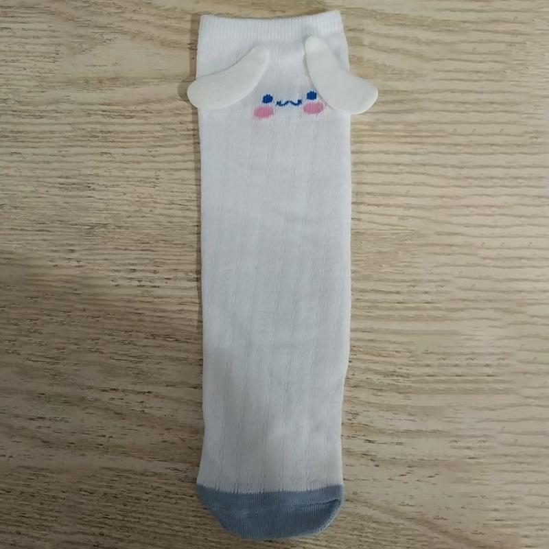 

Носки средней длины в стиле аниме Kawaii, милые студенческие осенние носки на все времена года, удобные носки, впитывающие пот, игрушки для девочек