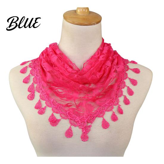 Sheer Lace Triangle Bandana Rose Tassel Scarf for Women Elegant Hollow Floral Women Shawl Versatile Lightweight Head Wrap Parties And Photoshoots