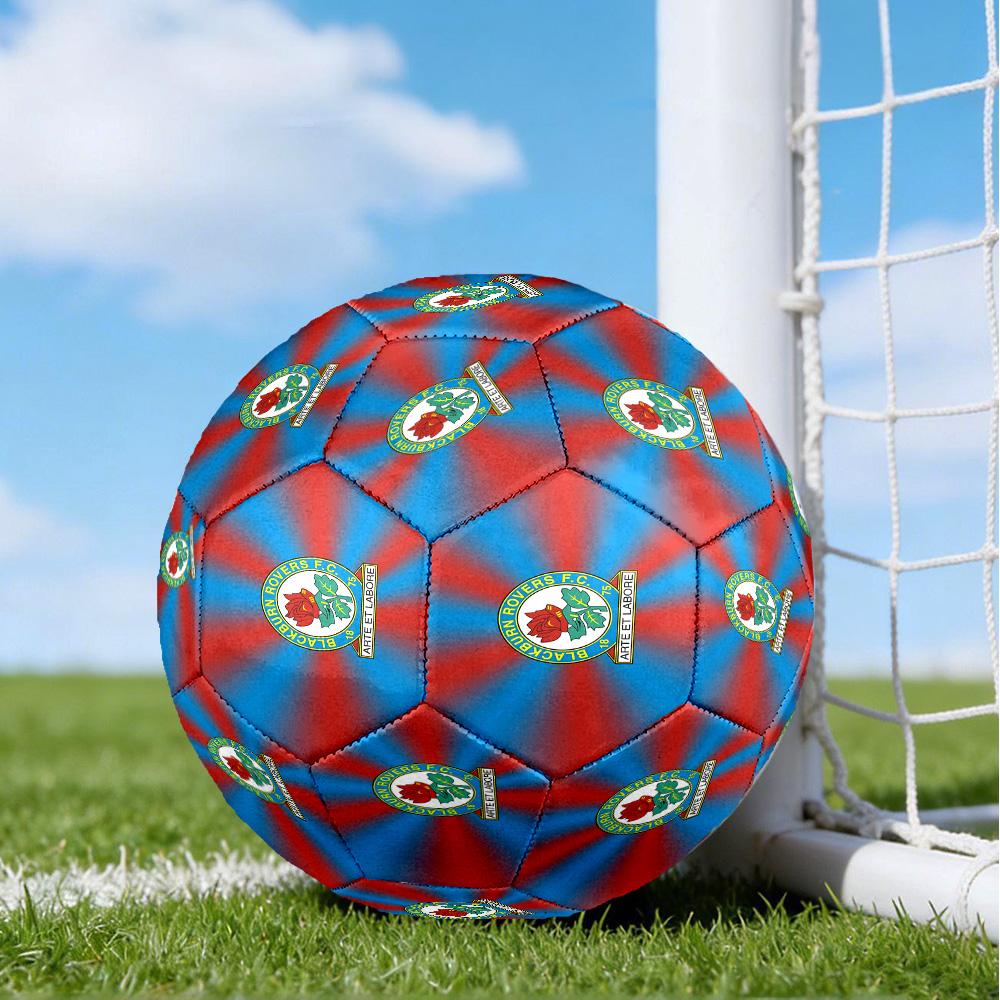 Rovers Crest Football Club Printed Size 5 Soccer Balls, High-Quality, Anti-Slip, Protective Football, A Unique Gift , Birthdays, Christmas Gifts