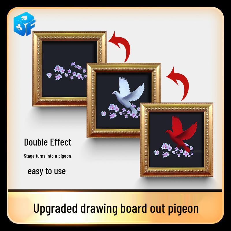 2nd Gen Double Door Pigeons Release & Balloons Burst Magic Prop Double Door