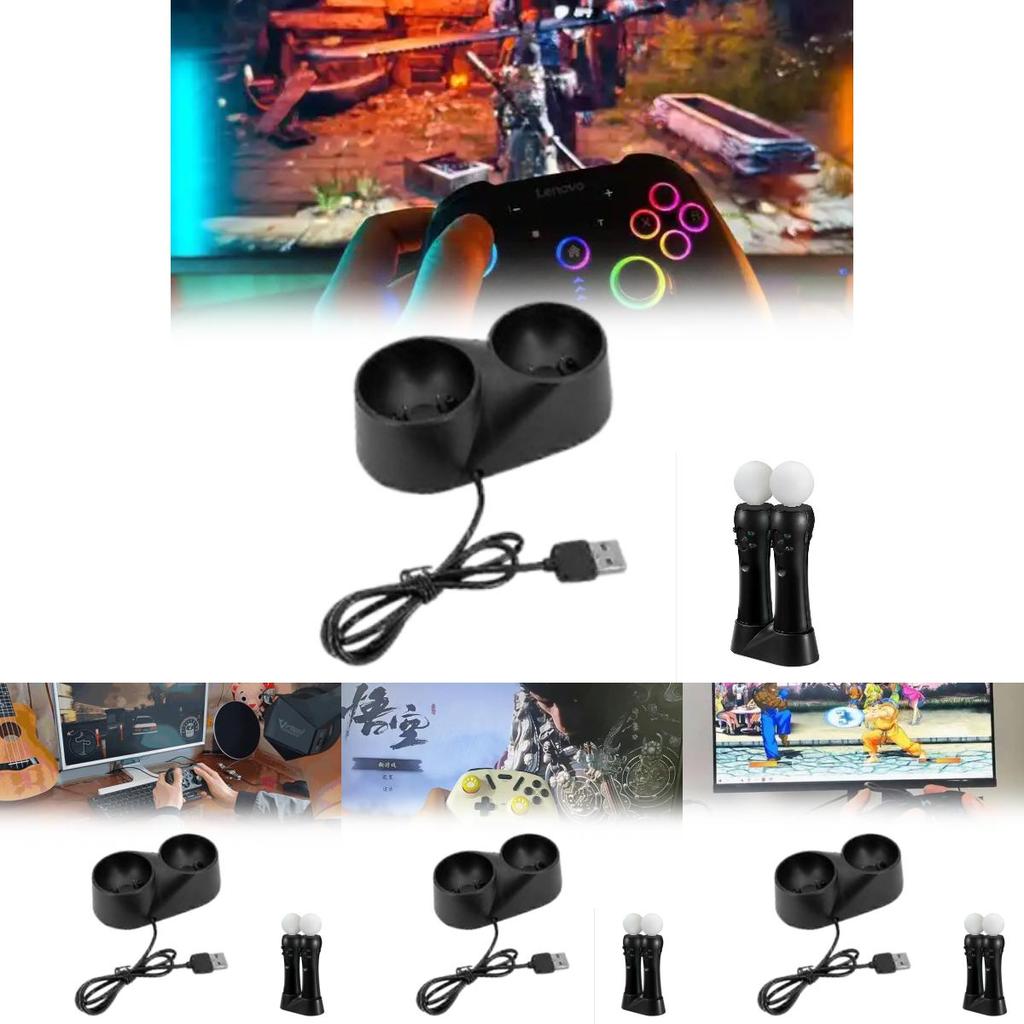 Ps4vr Charging Dock With Fast Charging For Ps4 Move Vr Controllers Suitable For Gaming Enthusiasts
