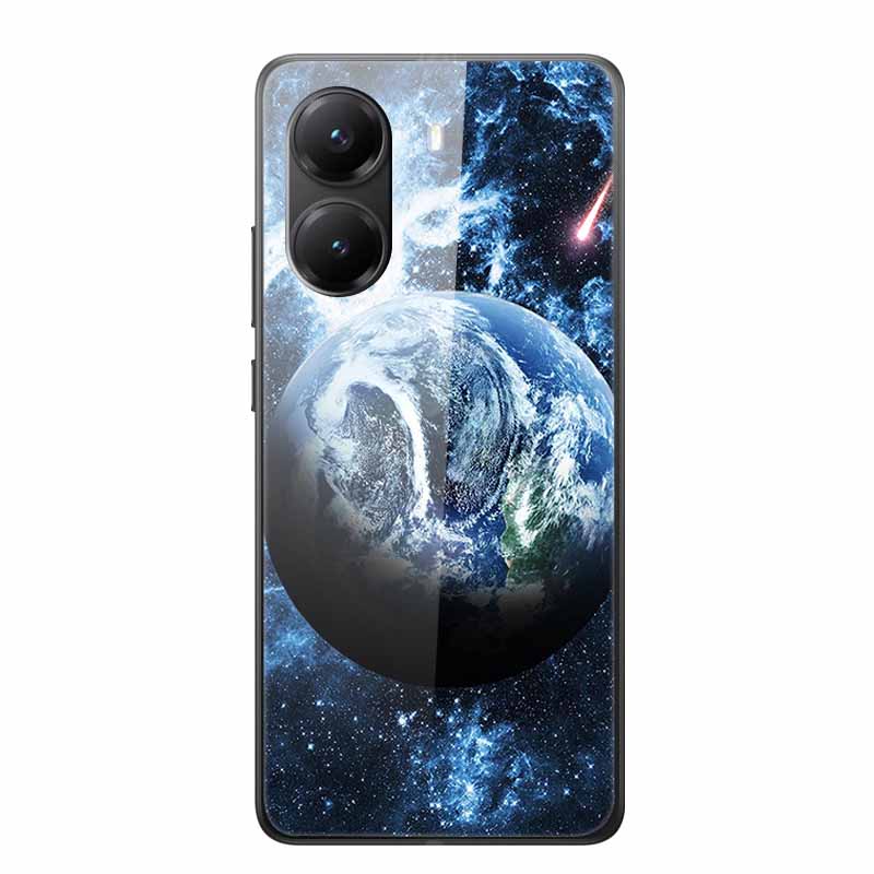 Tempered Glass Case For Xiaomi Poco X7 Pro Case Hard Glass Back Cover Soft TPU Bumper For Redmi Turbo 4 Phone Case X7Pro Turbo4