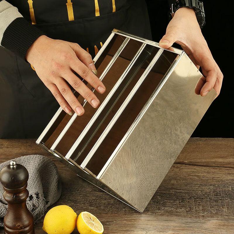 Stainless Steel Kitchen Knife Holder & Storage Box