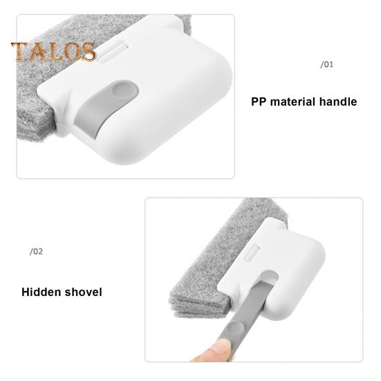 Szczotka do czyszczenia rowków okiennych z wymienną gąbką Zestaw narzędzi do czyszczenia okien Środek do czyszczenia drzwi przesuwnych Wyjmowana gąbka do czyszczenia okien