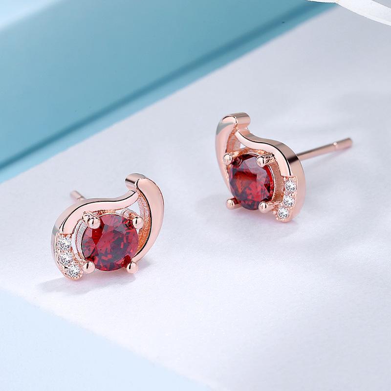 Lindon – boucles d'oreilles en alliage de cuivre et Zircon pour femmes, cadeaux de fête de mariage