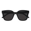 Saint Laurent Logo Irregular Shape Sunglasses Unisex sunglasses Black SLM105F001