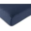 Fitted Sheet All Sizes 100% Cotton/57 Threads/cm² - Navy - 90 X 190 Cm