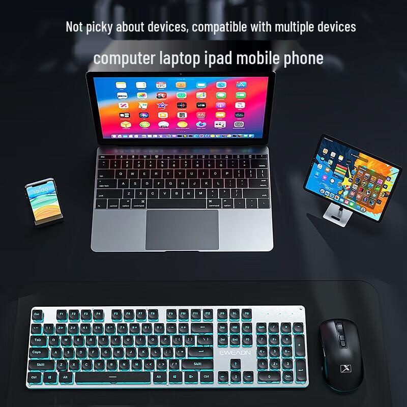 EWEADN X7S Wireless Keyboard Mouse Set