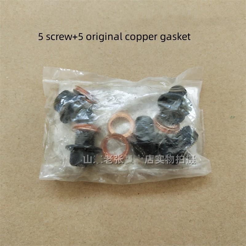 For NISSAN  ALTIMA X-TRAIL QASHQAI TIIDA LIVINA Patrol Y62 NAVARA Oil Pan Drain Screw Gasket  Copper Pad  Original Factory