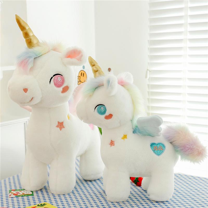 Adorable Heart Angel Unicorn Pegasus Plush Doll Gift