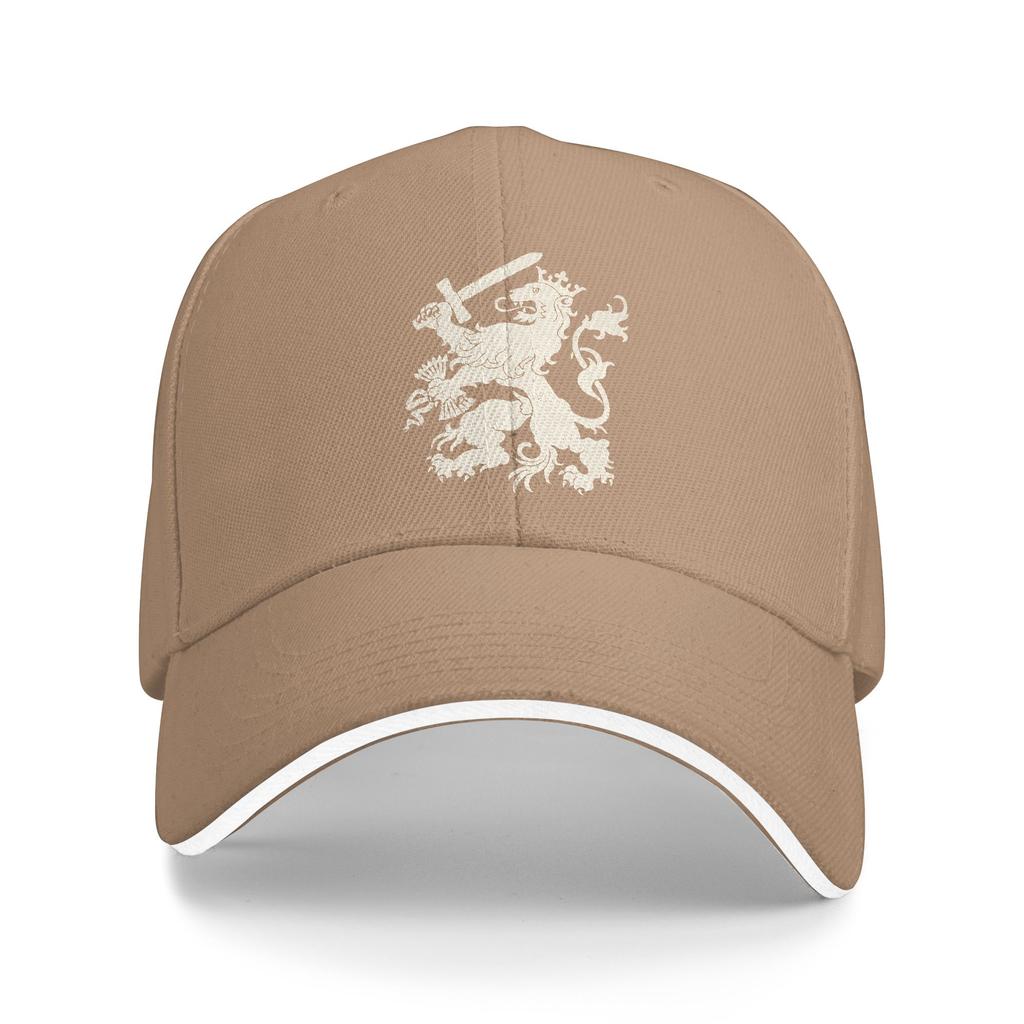 Dutch Lion Tee Netherlands Flag Coat of Arms Baseball Cap  Men Women Design Trucker Hat Summer Y2k Kpop Rock Sun Snapback Cap