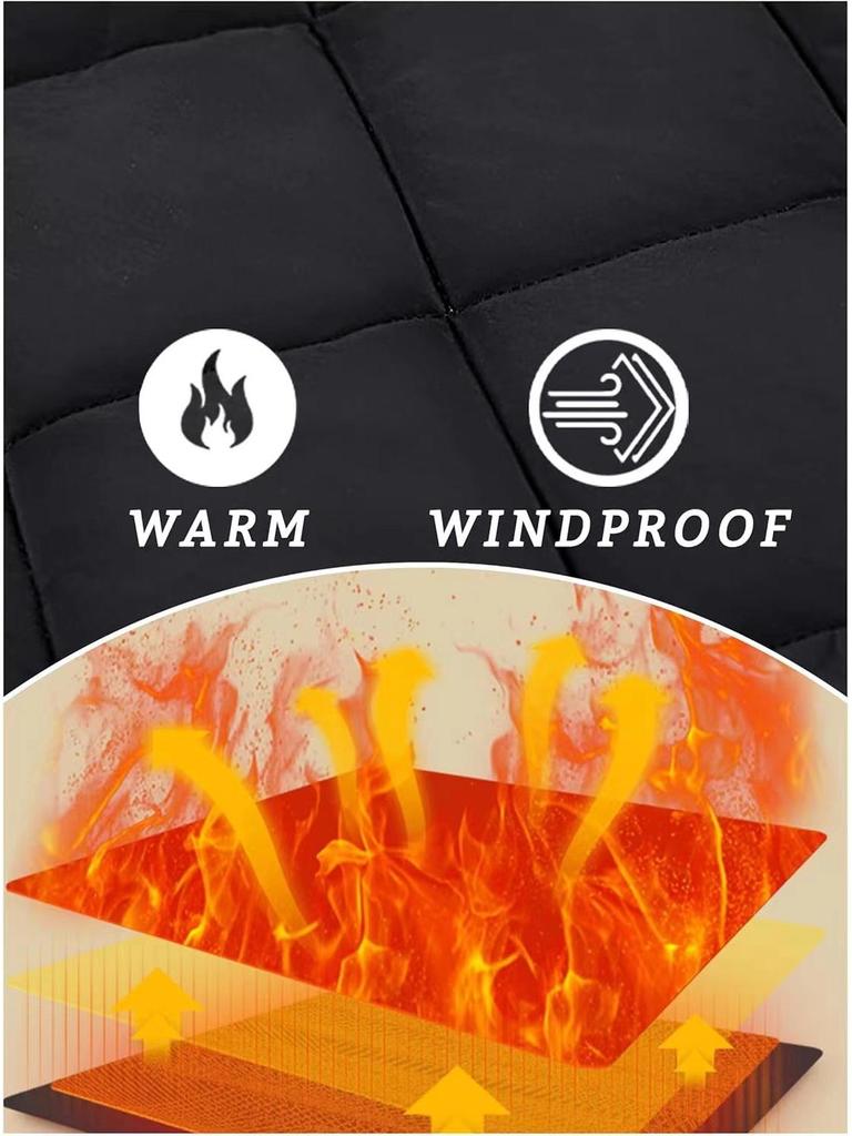 2024 Men's Autumn/Winter Stand Collar Diamond Quilted Jacket - Lightweight, Warm, and Trendy