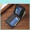 New Men's Wallet Short Wallet Men Youth Business Casual Horizontal Leather Wallet Fashion Large Capacity Soft Leather Wallet Characters)