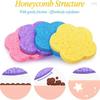 Natural Cellulose Facial Sponge Thick Reusable Compress Pad for Deep Exfoliation Mask Application Makeup Removal