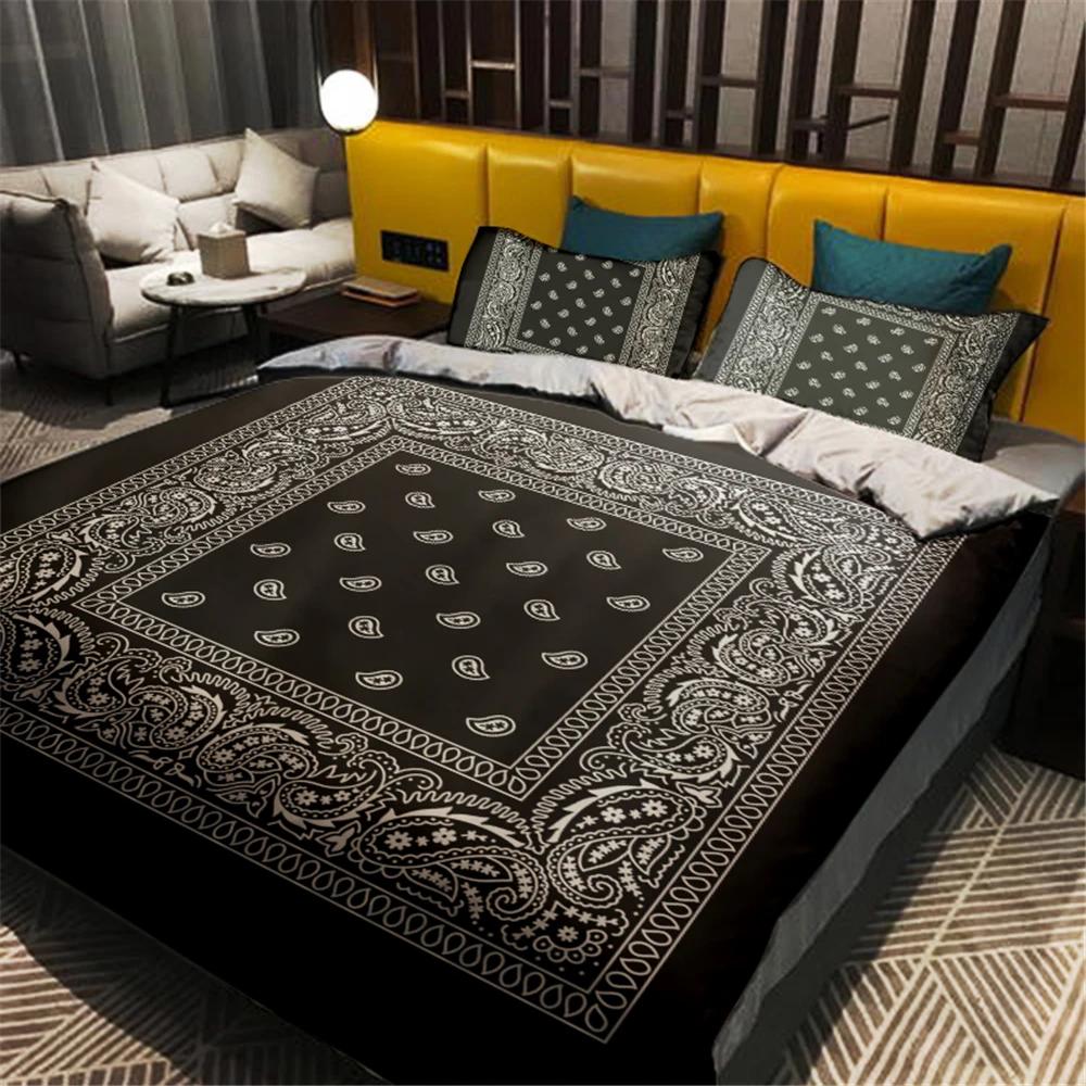 Couples Modern Duvet Cover Queen Crown Black White Bed Cover for Double Bed Lovers' Gifts  Adults Bedroom Decorations Queen King