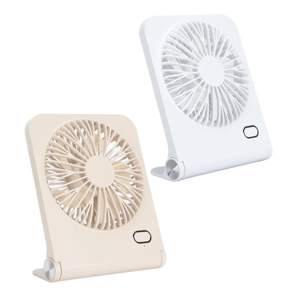 Desk Fan 3 Speeds Low Noise Portable Rechargeable  Fan for Car Home Camping