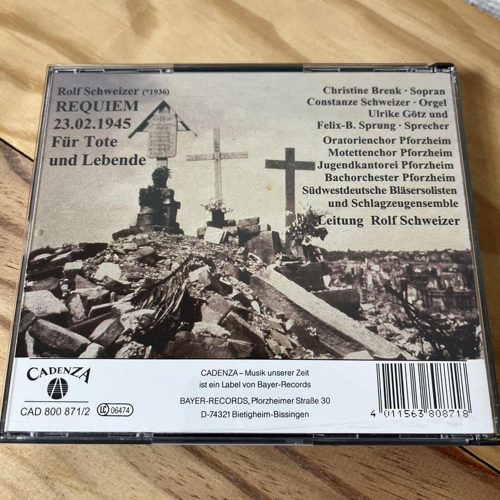 [USED] Rolf Schweizer REQUIEM 23.02.1945