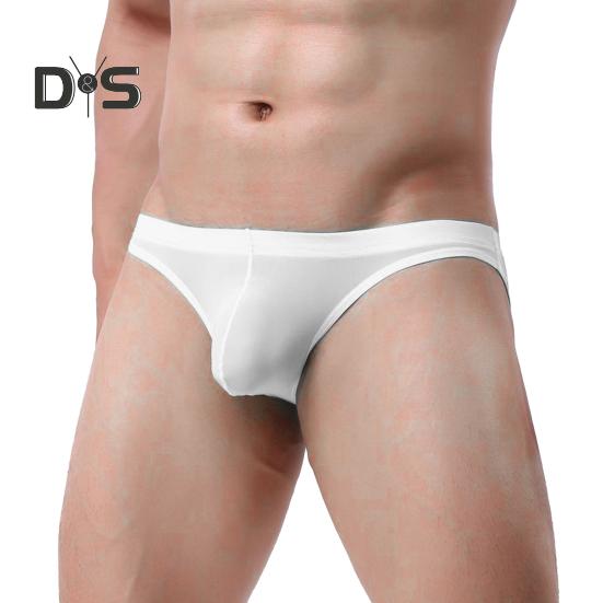 Bragas sexis con cintura elástica, bragas de seda de hielo ultrafinas de verano a la moda de Color sólido