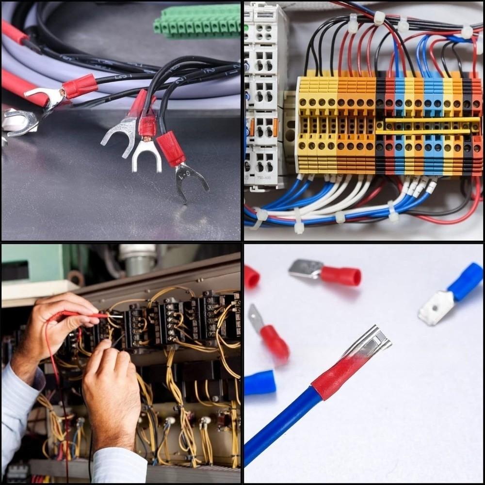 280pcs Multicolor Wire Terminal OT Type Cold Pressure Terminal Set  Electrical Connection