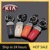 2026 Hot Car Sticker 1pcs Leather Keychain Car KeyRing Chain Holder Auto Key Accessories For Kia Sportage 3 Rio K2 Ceed Carnival