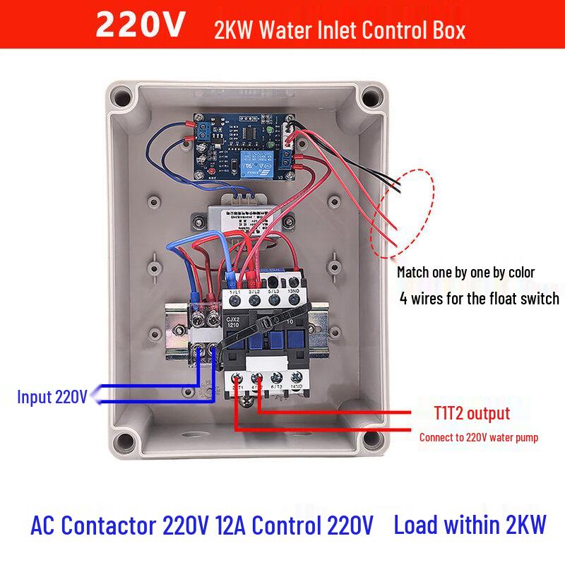 

Aokewen 220V 2KW Stainless Steel Float Level Switch Controller