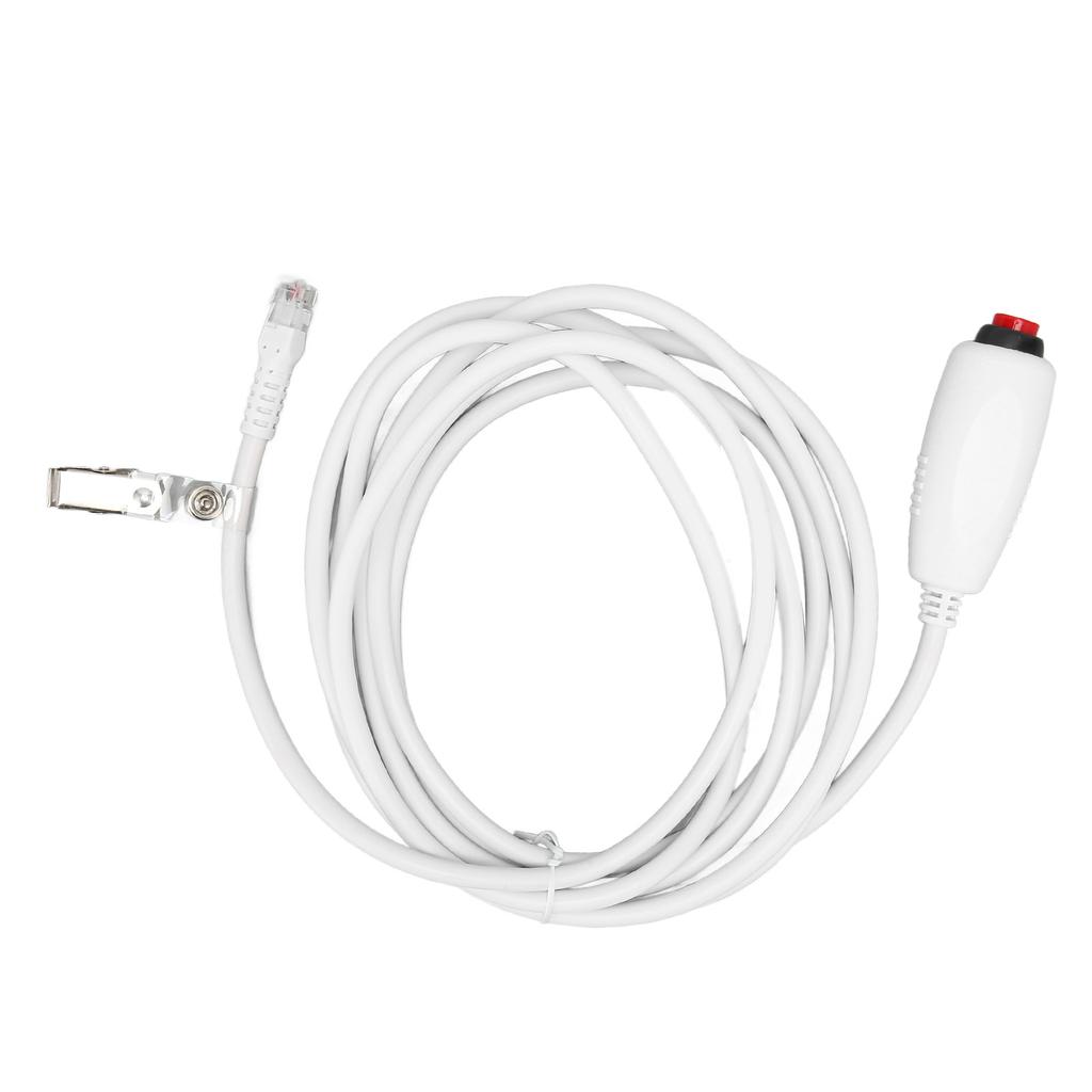 Nurse Call Cable Universal Crystal Head 6P4C Replacement Push Button Cord for Nurse Station 9.8ft
